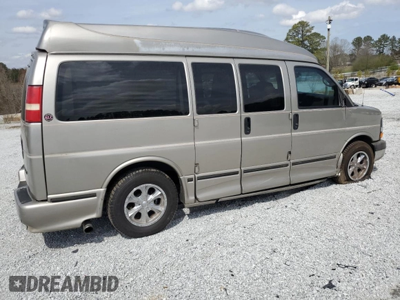 2004 Chevrolet Express Passenger z VIN 1GBFG15TX41155433, wystawiony jako Copart lot #48826455 z przebiegiem 327 969 mil mil oraz Szkoda całkowita • Salvage title. Historia ofert i sprzedaży dostępna na DreamBid. Obrazek 3.
