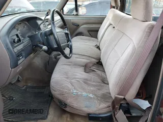 1995 Ford F-150 with VIN 1FTEF14N6SLA05558, listed as a Copart auction lot 82989934 with 0 mi miles and Salvage Title. Bid and sale history available at carsss.com. Image 7.