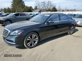 2019 Mercedes-Benz S 450 with VIN WDDUG6EB8KA440903, listed as a Copart auction lot 46684385 with 30,969 mi miles and Salvage Title. Bid and sale history available at DreamBid. Image 1.