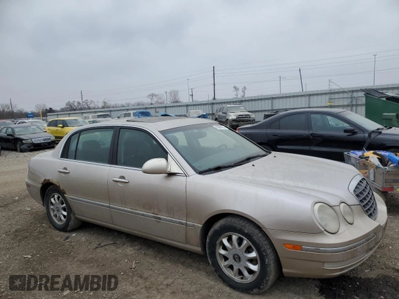 2005 Kia Amanti z VIN KNALD124155052901, wystawiony jako Copart lot #43609785 z przebiegiem 143 368 mil mil oraz Szkoda całkowita • Salvage title. Historia ofert i sprzedaży dostępna na DreamBid. Obrazek 4.