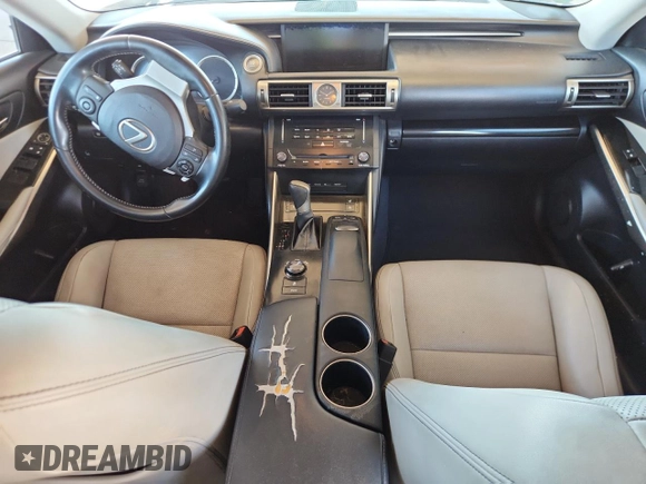 2014 Lexus IS 250 with VIN JTHBF1D29E5001908, listed as a Copart auction lot 63916575 with 225,674 mi miles and Salvage title. Bid and sale history available at DreamBid. Image 8.