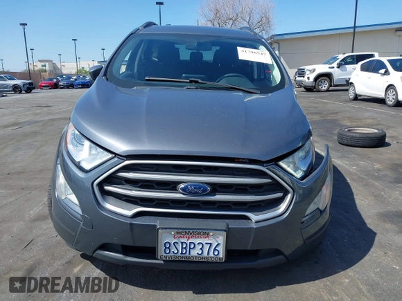 2020 Ford EcoSport SE with VIN MAJ3S2GE9LC349493, listed as a IAAI auction lot 41798547 with 42,946 mi miles. Bid and sale history available at carsss.com. Image 13.