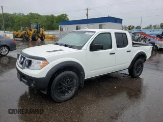 2018 Nissan Frontier SV with VIN 1N6AD0EV5JN744725, listed as a Copart auction lot 57601215 with 61,718 mi miles and Salvage title. Bid and sale history available at DreamBid. Image 1.