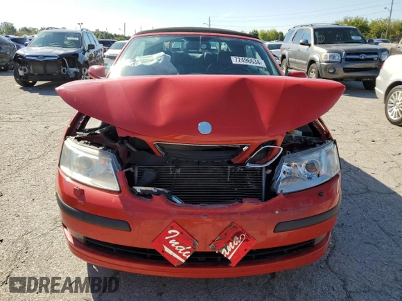 2004 Saab 9-3 Arc z VIN YS3FD79Y046003444, wystawiony jako Copart lot #72496634 z przebiegiem 116 540 mil mil oraz Szkoda całkowita • Salvage title. Historia ofert i sprzedaży dostępna na DreamBid. Obrazek 5.