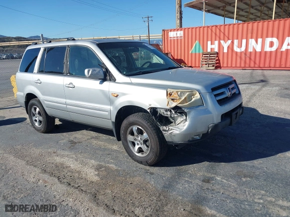 2006 Honda Pilot EX-L with VIN 5FNYF28576B044908, listed as a IAAI auction lot 41396638 with 150,540 mi miles. Bid and sale history available at carsss.com. Image 1.