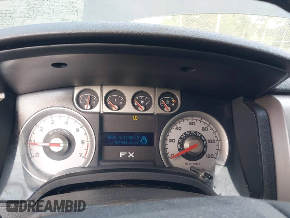 2010 Ford F-150 XL with VIN 1FTFX1EV3AFA32682, listed as a IAAI auction lot 42141232 with 184,448 mi miles. Bid and sale history available at carsss.com. Image 7.