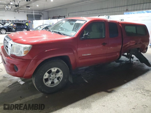 2010 Toyota Tacoma with VIN 5TEUX4EN1AZ730011, listed as a Copart auction lot 86832784 with 93,766 mi miles and Salvage Title. Bid and sale history available at carsss.com. Image 1.