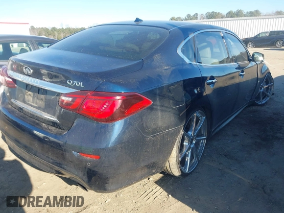 2015 Infiniti Q70 with VIN JN1BY1PP6FM600441, listed as a IAAI auction lot 41328735 with 156,402 mi miles and . Bid and sale history available at DreamBid. Image 4.