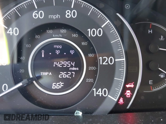 2014 Honda CR-V LX with VIN 3CZRM3H35EG708060, listed as a IAAI auction lot 41761003 with 142,954 mi miles. Bid and sale history available at carsss.com. Image 15.
