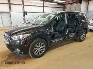 2015 Infiniti QX60 with VIN 5N1AL0MM8FC534228, listed as a Copart auction lot 59407765 with 165,761 mi miles and Salvage title. Bid and sale history available at DreamBid. Image 1.