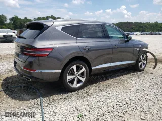 2021 Genesis GV80 with VIN KMUHBDSB7MU063093, listed as a Copart auction lot 57149364 with 55,817 mi miles and Salvage Title. Bid and sale history available at carsss.com. Image 3.