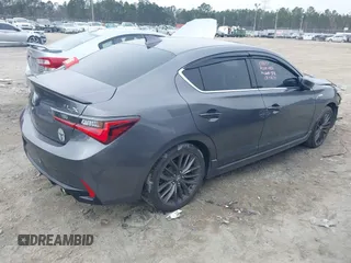 2019 Acura ILX w/Premium/A-Spec Pkg with VIN 19UDE2F8XKA003563, listed as a IAAI auction lot 41565914 with 49,960 mi miles. Bid and sale history available at carsss.com. Image 4.