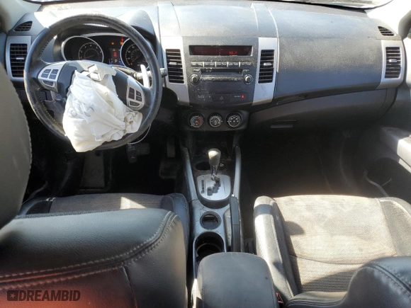 2010 Mitsubishi Outlander SE with VIN JA4AS3AW3AZ014906, listed as a Copart auction lot 46475185 with 127,310 mi miles and Salvage Title. Bid and sale history available at carsss.com. Image 8.