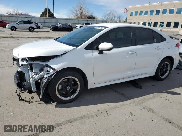 2023 Toyota Corolla Hybrid LE with VIN JTDBCMFE6PJ004987, listed as a Copart auction lot 48596975 with 33,122 mi miles and Salvage Title. Bid and sale history available at carsss.com. Image 1.