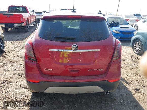 2019 Buick Encore Essence with VIN KL4CJGSM8KB955522, listed as a IAAI auction lot 41740646 with 56,647 mi miles and . Bid and sale history available at DreamBid. Image 16.
