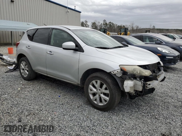 2012 Nissan Murano S with VIN JN8AZ1MW4CW206037, listed as a Copart auction lot 49327285 with 203,549 mi miles and Salvage Title. Bid and sale history available at DreamBid. Image 4.