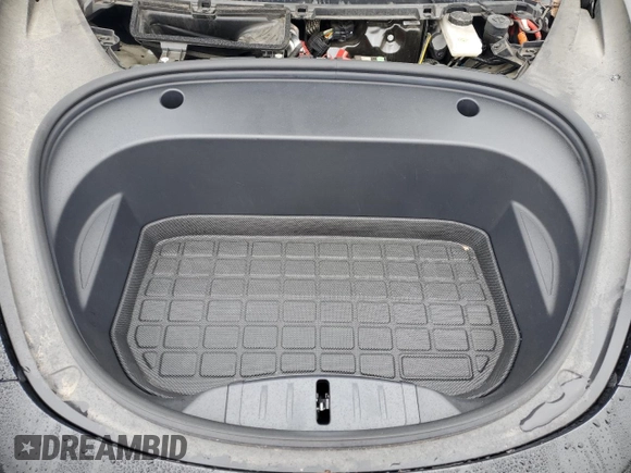 2023 Tesla Model 3 with VIN 5YJ3E1EA2PF671865, listed as a Copart auction lot 45220285 with 29,614 mi miles and Salvage title. Bid and sale history available at DreamBid. Image 13.