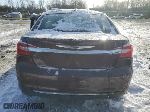 2013 Chrysler 200 Touring with VIN 1C3CCBBB9DN574950, listed as a Copart auction lot 45840855 with Not Provided miles and Non Repairable. Bid and sale history available at carsss.com. Image 6.
