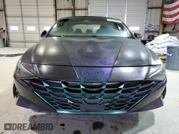 2022 Hyundai Elantra SEL with VIN KMHLM4AG0NU283001, listed as a Copart auction lot 48493255 with 78,198 mi miles and Clean Title. Bid and sale history available at DreamBid. Image 5.