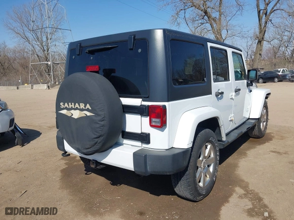 2016 Jeep Wrangler Unlimited 75th Anniversary with VIN 1C4BJWEG1GL222361, listed as a IAAI auction lot 41734628 with 110,066 mi miles. Bid and sale history available at carsss.com. Image 4.
