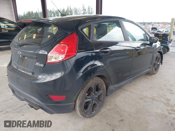 2019 Ford Fiesta ST with VIN 3FADP4GX1KM141348, listed as a IAAI auction lot 41903334 with 91,363 mi miles. Bid and sale history available at carsss.com. Image 4.