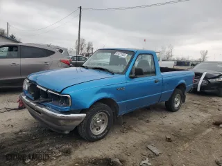 1995 Ford Ranger Splash with VIN 1FTCR10A0SUB77693, listed as a Copart auction lot 81871224 with 247,172 mi miles and Salvage Title. Bid and sale history available at carsss.com. Image 1.