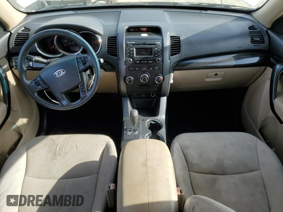 2011 Kia Sorento LX with VIN 5XYKT3A15BG071300, listed as a Copart auction lot 52414325 with 142,458 mi miles and Salvage Title. Bid and sale history available at carsss.com. Image 8.