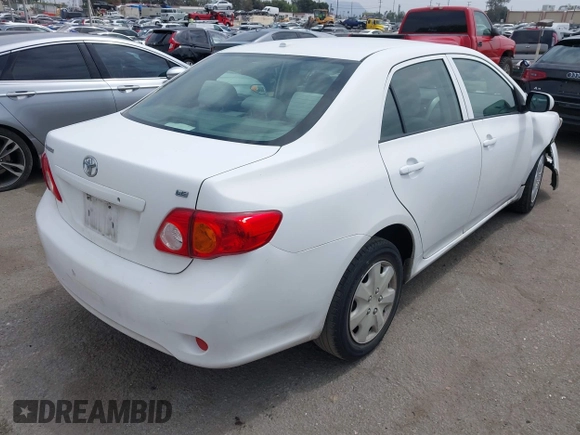 2010 Toyota Corolla with VIN JTDBU4EE6AJ063009, listed as a IAAI auction lot 42034688 with 168,643 mi miles. Bid and sale history available at carsss.com. Image 4.