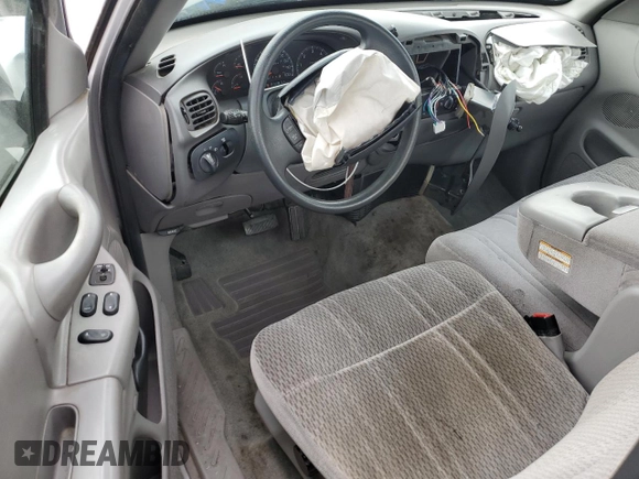 1997 Ford F-150 with VIN 1FTDF17W7VLA19442, listed as a Copart auction lot 58941005 with 109,404 mi miles and Salvage title. Bid and sale history available at DreamBid. Image 8.