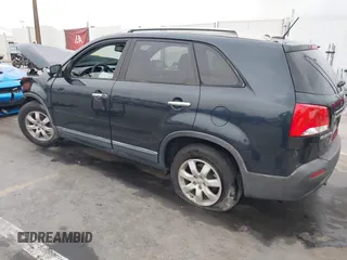 2012 Kia Sorento LX with VIN 5XYKT4A68CG265094, listed as a IAAI auction lot 41712956 with 1 mi miles. Bid and sale history available at carsss.com. Image 3.