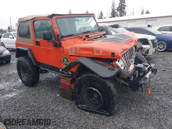 2006 Jeep Wrangler SE with VIN 1J4FA29S46P738370, listed as a IAAI auction lot 41825273 with 163,267 mi miles. Bid and sale history available at carsss.com. Image 1.