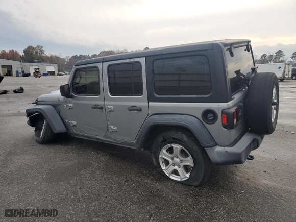 2018 Jeep Wrangler Unlimited Sport S with VIN 1C4HJXDN8JW223058, listed as a Copart auction lot 82550094 with 86,446 mi miles and Salvage Title. Bid and sale history available at carsss.com. Image 2.