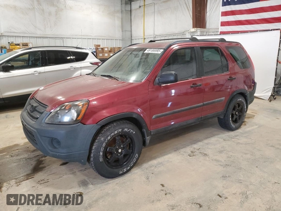 2005 Honda CR-V EX with VIN SHSRD78815U320640, listed as a Copart auction lot 49186995 with 241,173 mi miles and Clean Title. Bid and sale history available at carsss.com. Image 1.