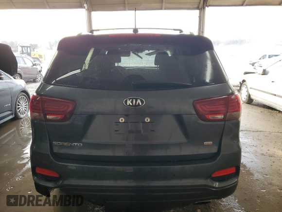 2020 Kia Sorento LX with VIN 5XYPGDA3XLG640161, listed as a Copart auction lot 48752375 with 86,473 mi miles and Salvage Title. Bid and sale history available at DreamBid. Image 6.