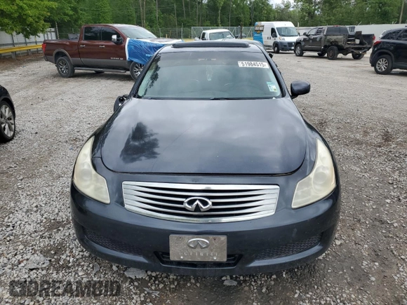 2007 Infiniti G35 Sedan Journey with VIN JNKBV61E97M701130, listed as a Copart auction lot 51984515 with Not Provided miles and Salvage Title. Bid and sale history available at carsss.com. Image 5.