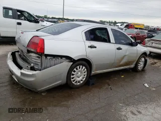 2008 Mitsubishi Galant DE with VIN 4A3AB26F98E012343, listed as a Copart auction lot 68903454 with 244,550 mi miles and Salvage Title. Bid and sale history available at carsss.com. Image 3.