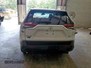 2025 Toyota RAV4 XLE Premium with VIN 2T3C1RFV9SW367432, listed as a Copart auction lot 59307585 with 7,570 mi miles and Salvage title. Bid and sale history available at DreamBid. Image 6.