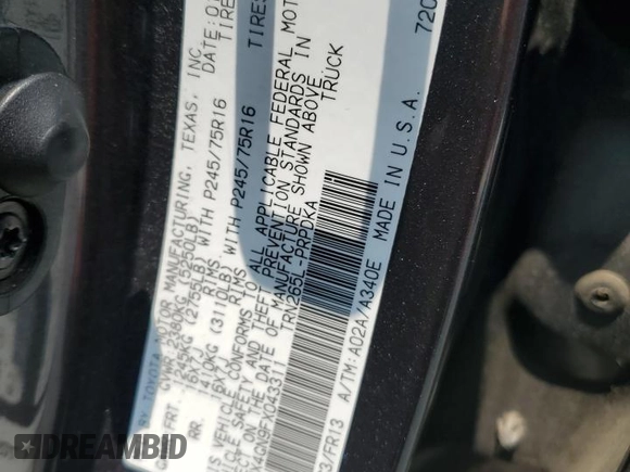 2015 Toyota Tacoma PreRunner with VIN 5TFJX4GN9FX043311, listed as a Copart auction lot 59137985 with 161,182 mi miles and Salvage title. Bid and sale history available at DreamBid. Image 12.