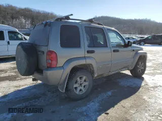 2004 Jeep Liberty Limited with VIN 1J4GL58K14W152214, listed as a Copart auction lot 42617265 with 141,454 mi miles and Salvage Title. Bid and sale history available at carsss.com. Image 3.