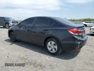 2015 Honda Civic Sedan LX with VIN 19XFB2F51FE044088, listed as a Copart auction lot 53043375 with 113,393 mi miles and Salvage Title. Bid and sale history available at carsss.com. Image 2.