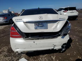 2011 Mercedes-Benz S with VIN WDDNG8GB0BA375333, listed as a Copart auction lot 49381275 with 105,552 mi miles and Salvage Title. Bid and sale history available at carsss.com. Image 6.