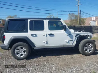 2022 Jeep Wrangler Unlimited Sport S with VIN 1C4HJXDG5NW254016, listed as a IAAI auction lot 42214730 with 42,003 mi miles and . Bid and sale history available at DreamBid. Image 14.