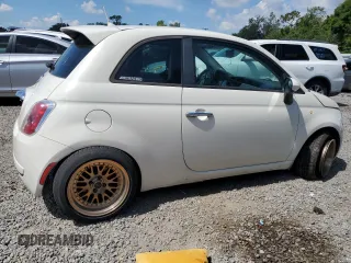 2013 FIAT 500 Pop with VIN 3C3CFFARXDT543669, listed as a Copart auction lot 64360145 with 107,481 mi miles and Salvage title. Bid and sale history available at DreamBid. Image 3.