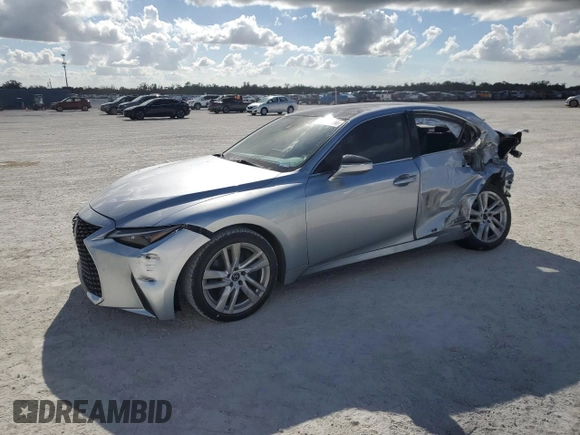 2022 Lexus IS with VIN JTHAA1D25N5120551, listed as a Copart auction lot 88693305 with 30,702 mi miles and Non Repairable. Bid and sale history available at carsss.com. Image 1.