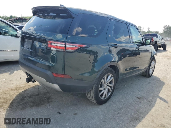 2017 Land Rover Discovery HSE with VIN SALRRBBV6HA042155, listed as a Copart auction lot 59009314 with 77,244 mi miles and Salvage Title. Bid and sale history available at carsss.com. Image 3.