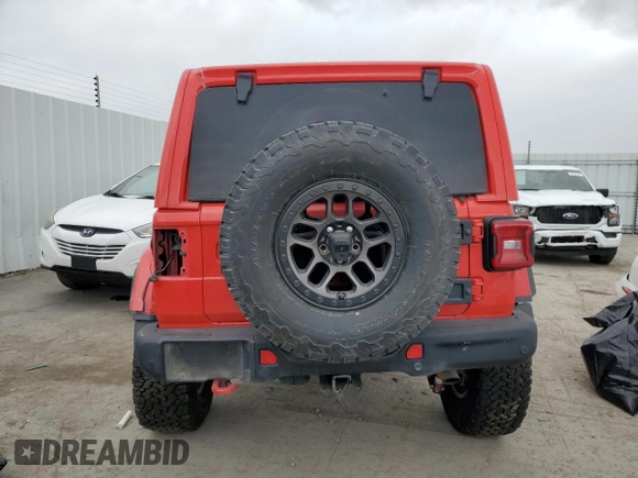 2022 Jeep Wrangler Unlimited Rubicon with VIN 1C4JJXFG9NW126974, listed as a Copart auction lot 88330725 with Not provided miles and Salvage title. Bid and sale history available at DreamBid. Image 6.