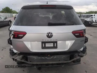 2023 Volkswagen Tiguan S with VIN 3VVFB7AXXPM103928, listed as a Copart auction lot 57119895 with 13,820 mi miles and Salvage title. Bid and sale history available at DreamBid. Image 6.