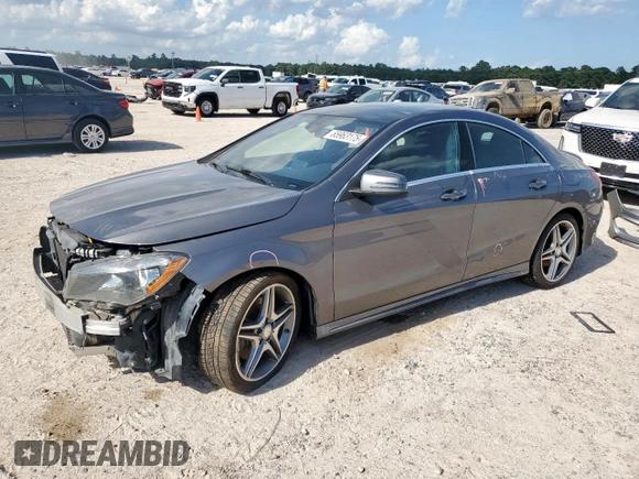 2014 Mercedes-Benz CLA 250 with VIN WDDSJ4GB0EN117811, listed as a Copart auction lot 65963175 with 172,135 mi miles and Salvage title. Bid and sale history available at DreamBid. Image 1.
