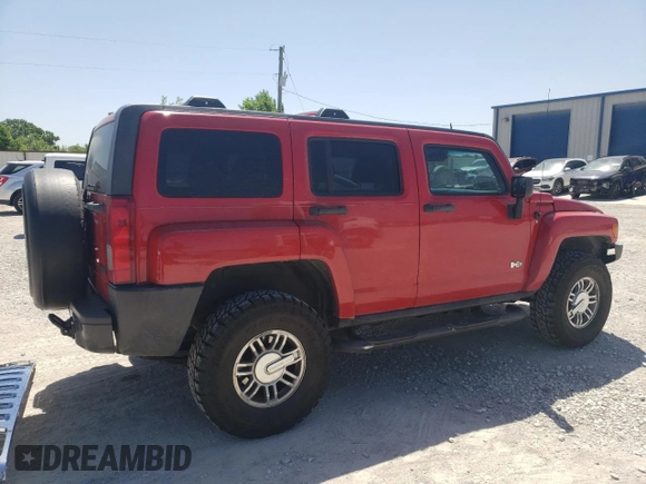 2007 Hummer H3 SUV with VIN 5GTDN13E478133672, listed as a Copart auction lot 50881434 with 137,674 mi miles and Clean Title. Bid and sale history available at carsss.com. Image 3.