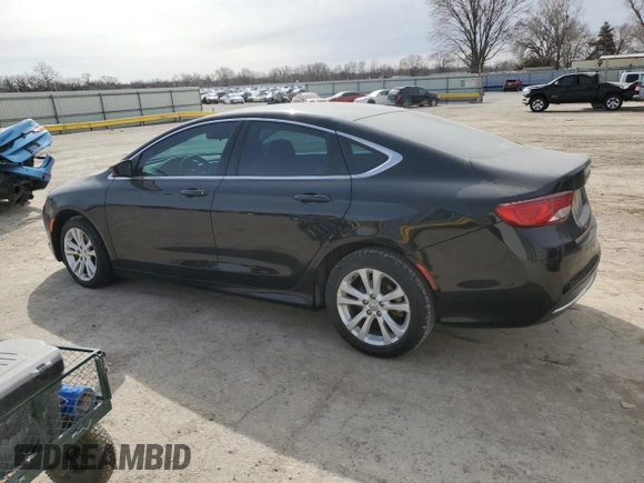 2015 Chrysler 200 Limited with VIN 1C3CCCAB7FN729781, listed as a Copart auction lot 47833635 with 80,631 mi miles and Salvage Title. Bid and sale history available at DreamBid. Image 2.